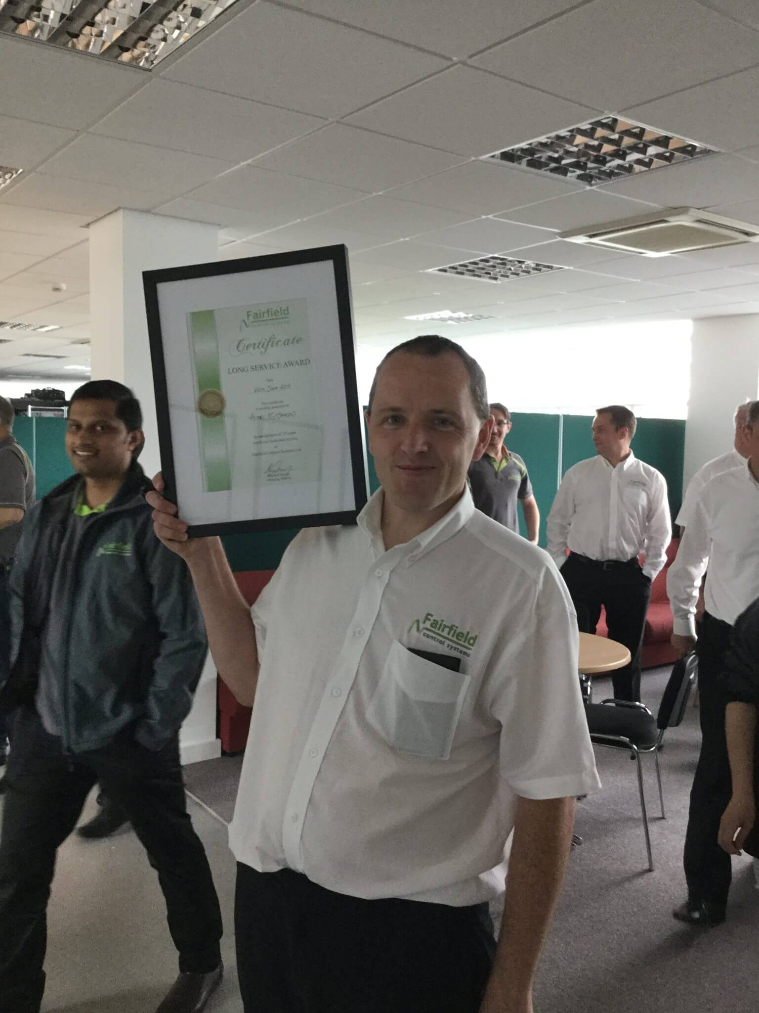 Employees reach 15 year milestone